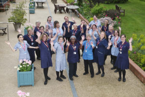 St Helena Hospice Nurses Waving